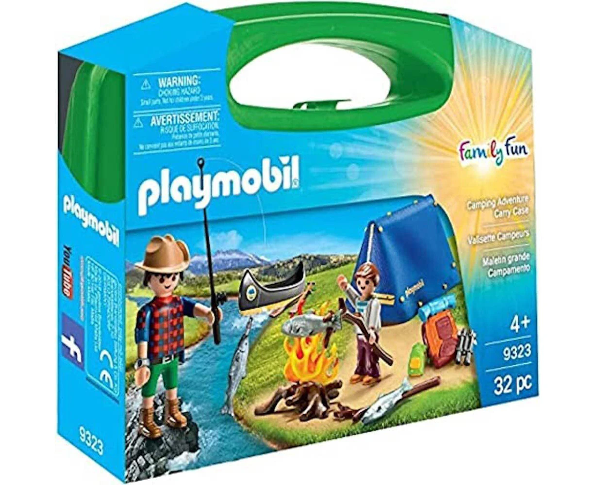 Playmobil Camping Carry Case Kids/Childrens Interactive Play Fun Toy Playset 4+