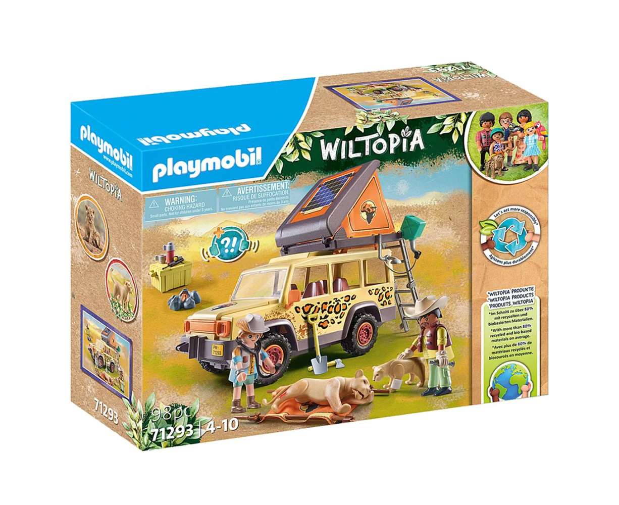 Playmobil Rescue All-Terrain Vehicle Kids/Childrens Interactive Toy Playset 4+