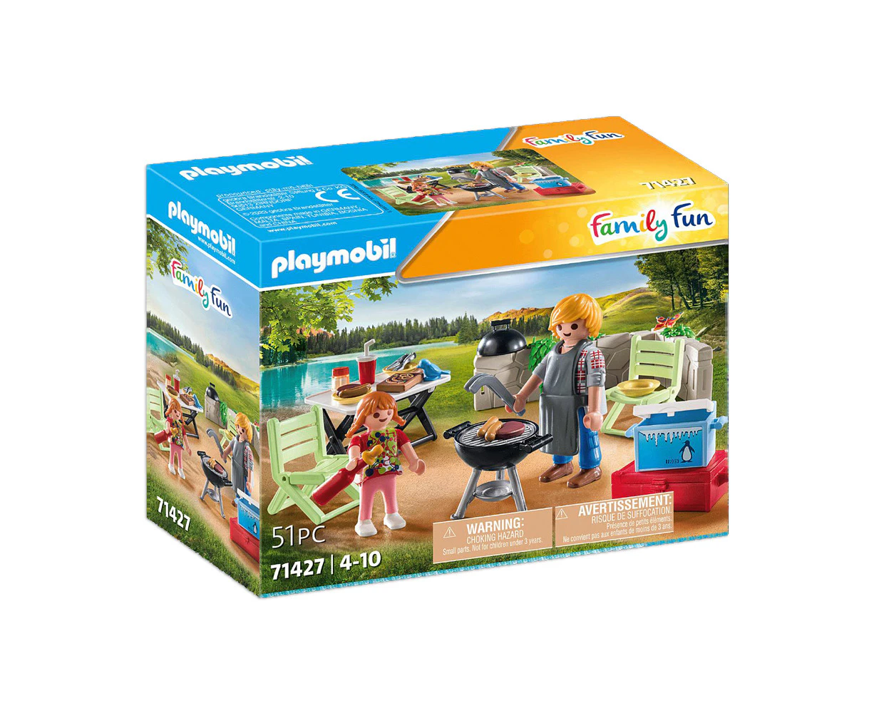 Playmobil Barbecue Kids/Childrens Interactive Play Fun Figure Toy Playset 4+