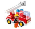 Playmobil 1.2.3 Ladder Unit Fire Truck Playset