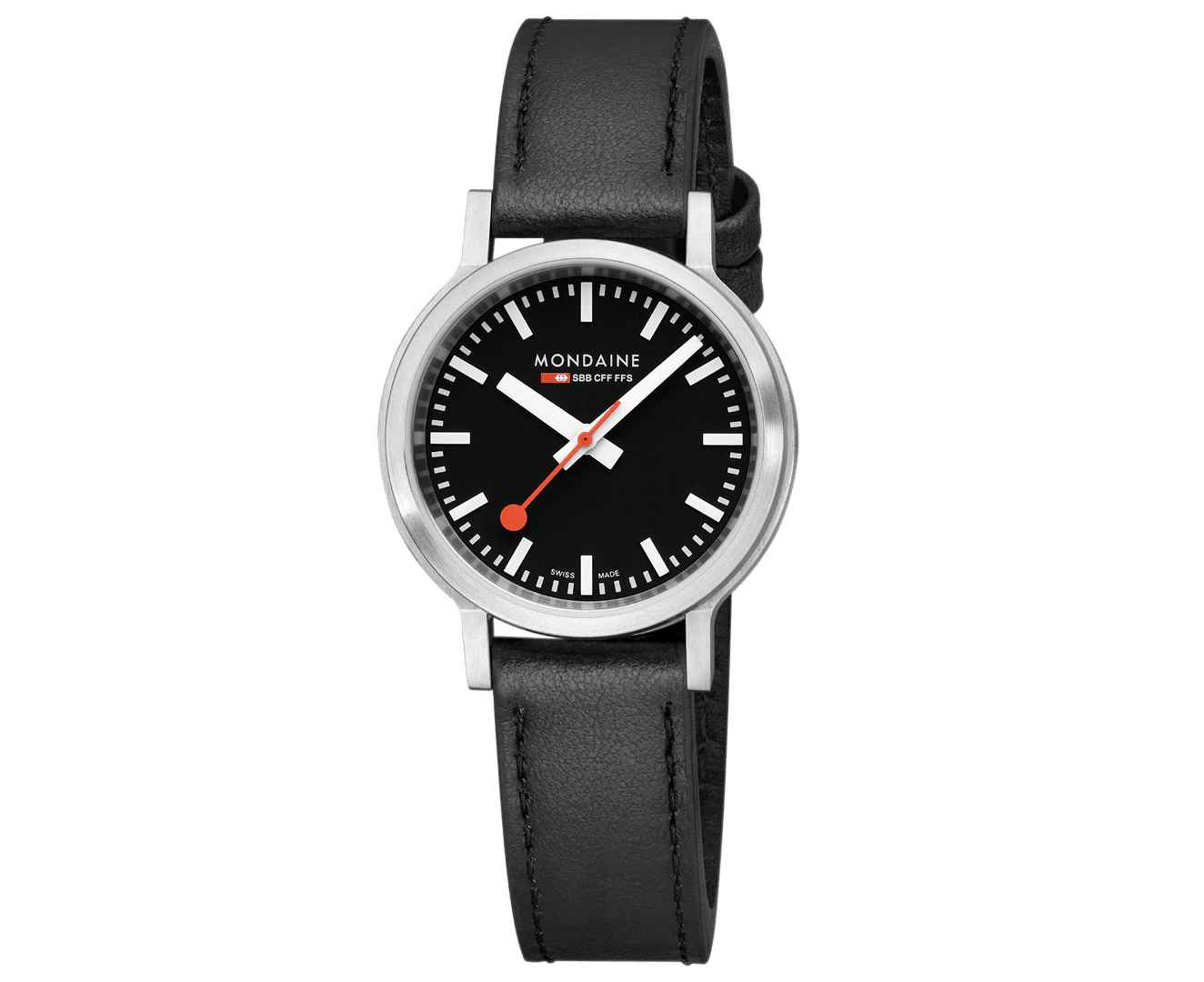 Mondaine Official Swiss Railways Stop2Go Automatic Super-LumiNova® 34mm Watch