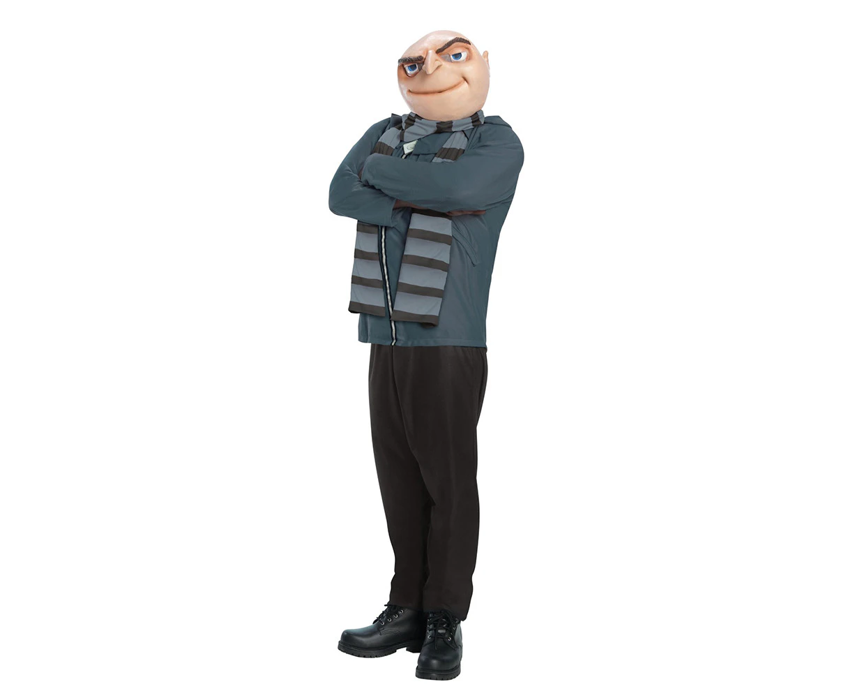 Despicable Me Movie Size Standard Gru Mascot Adult Dress Up Party Costume - Multicoloured