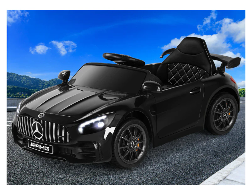 ALFORDSON Kids Ride On Car Mercedes-Benz Licensed Electric Motors Black