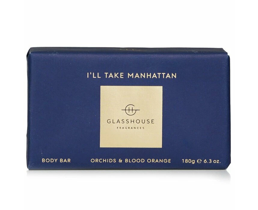 Glasshouse Body Bar - I'll Take Manhattan (Orchids & Blood Orange) 180g