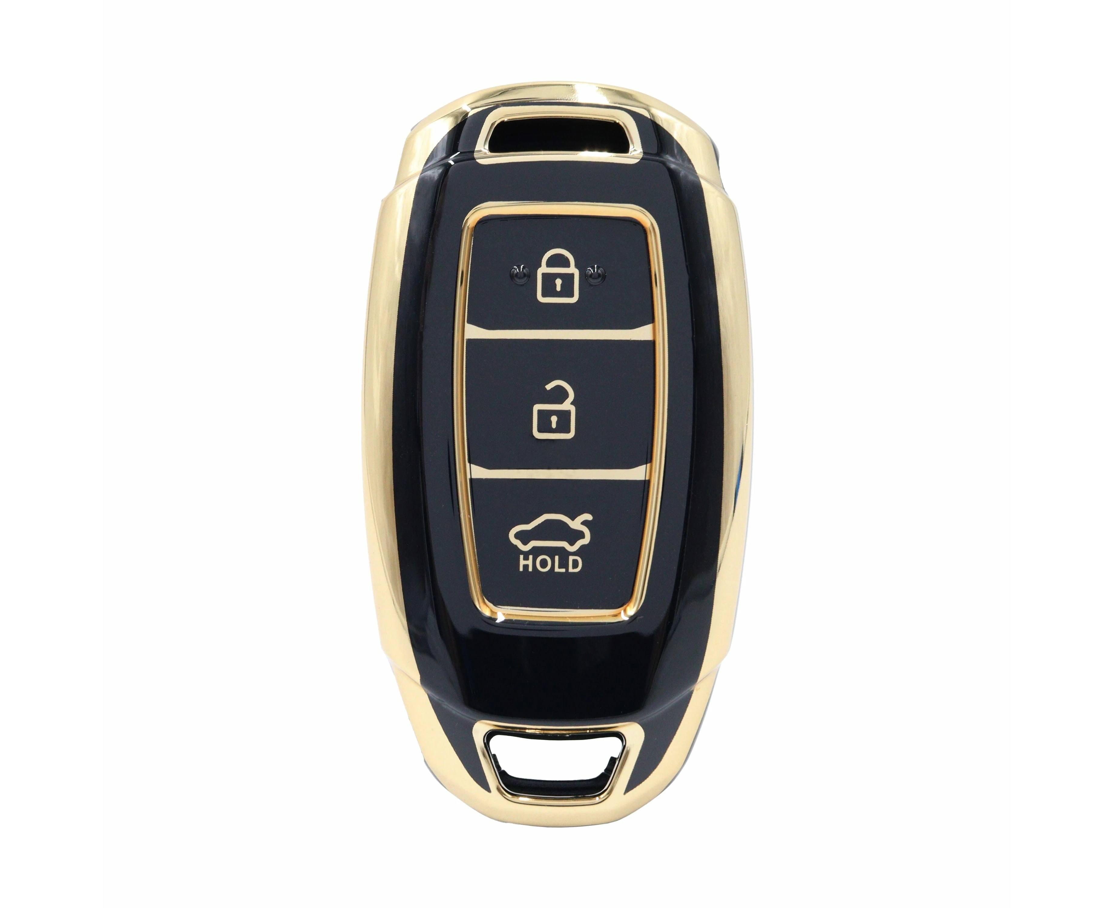 3 Button Black Car Key Cover To Suit Hyundai i30