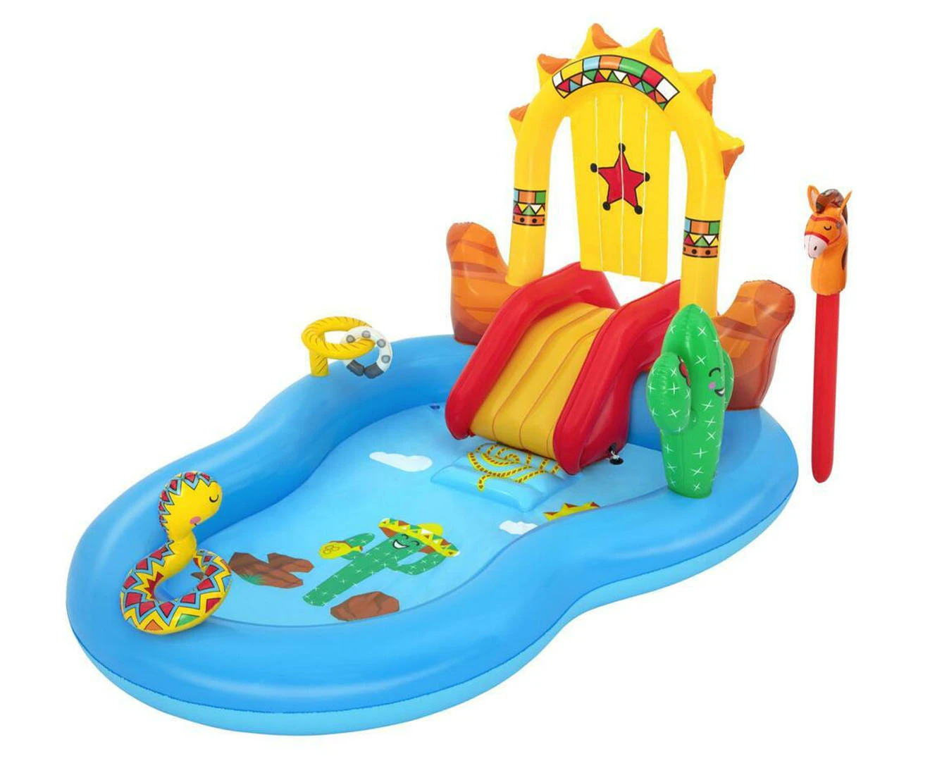 Bestway 264x188cm Wild West Aqua Play Centre