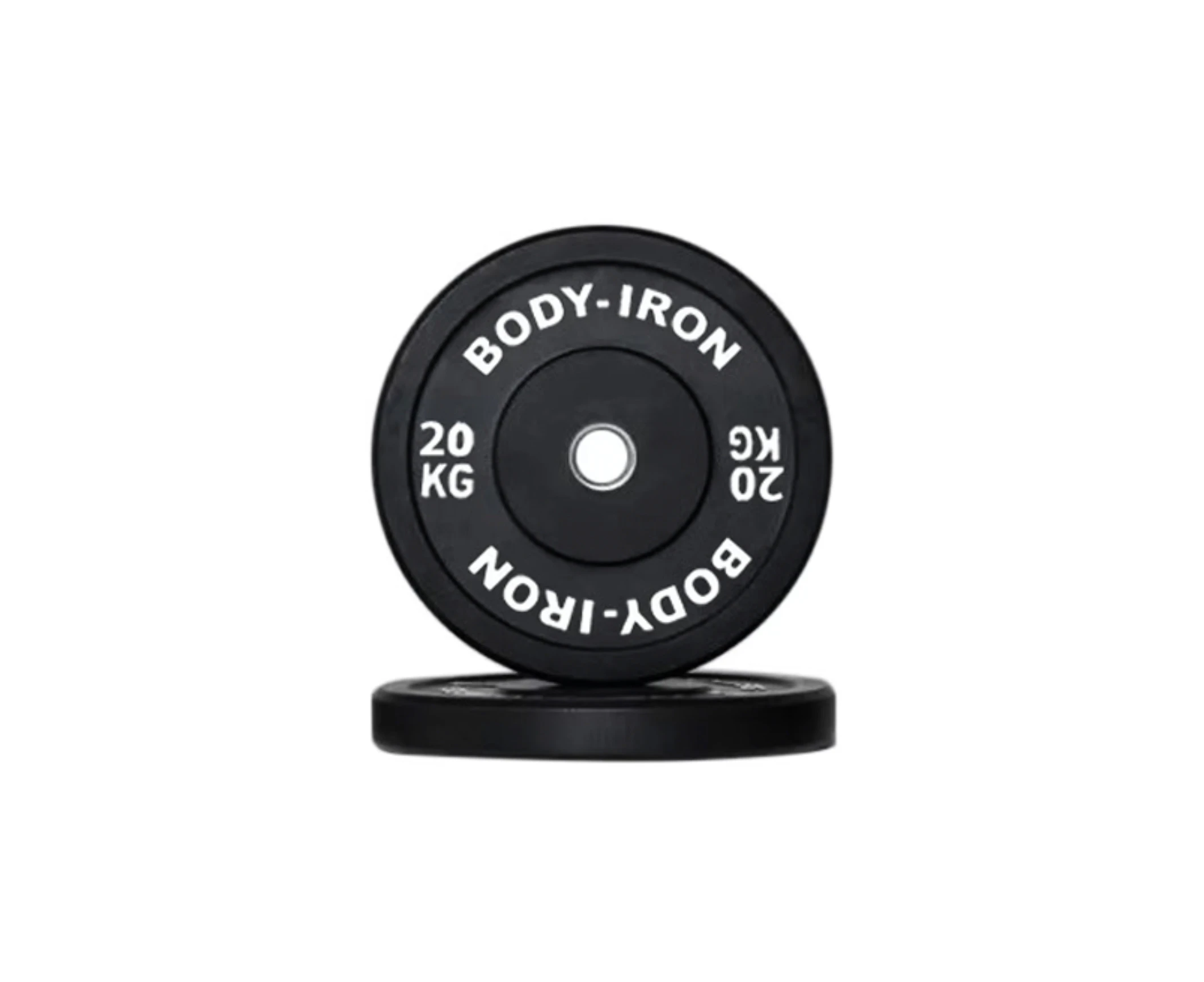 Body Iron 20kg Pro Bumper Plate Black Pair