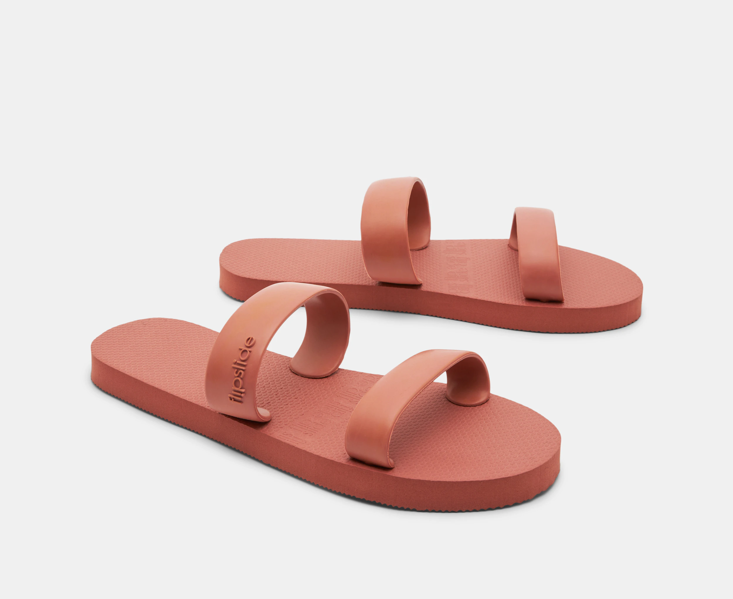 FlipSlide Women's Flip Flop Slides - Dusty Rose