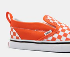 Vans Toddler Classic Slip-On V Sneakers - Colour Theory Checkerboard Golden Glow