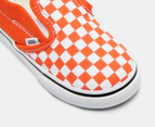 Vans Toddler Classic Slip-On V Sneakers - Colour Theory Checkerboard Golden Glow