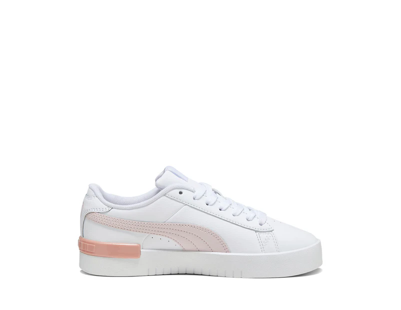 Puma Youth Girls' Jada Sneakers - White/Frosty Pink/Poppy Pink