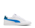 Puma Youth Boys' Smash 3.0 Sneakers - Puma White/Hyperlink Blue/Cold Green