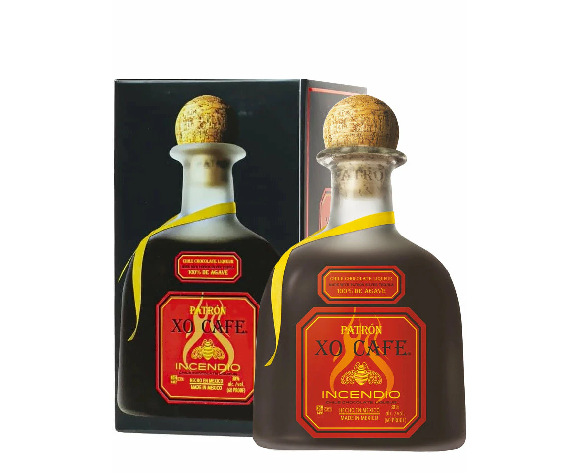 Patron Xo Cafe Incendio Chile Chocolate Tequila Liqueur 1l