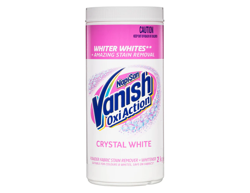 Vanish Napisan OxiAction Crystal White Stain Remover Powder 2kg