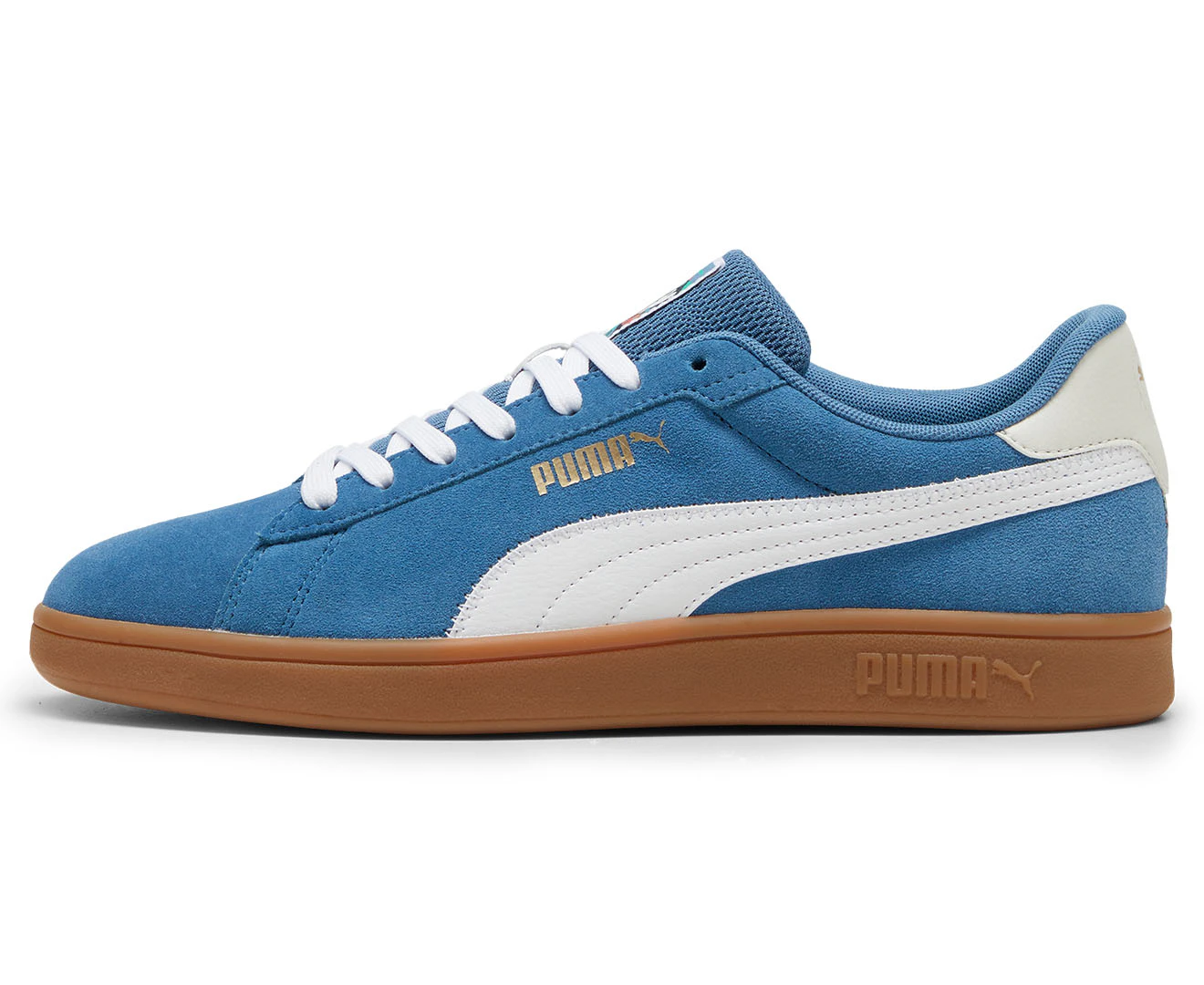 Puma Unisex Smash 3.0 Year of Sports Sneakers - Blue Horizon/Puma White/Gum