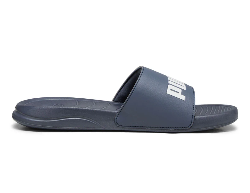 Puma Unisex Popcat 20 Slides - Inky Blue/Puma White