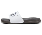 Puma Unisex Popcat 20 Slides - Puma White/Dark Coal