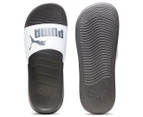 Puma Unisex Popcat 20 Slides - Puma White/Dark Coal