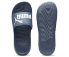 Puma Unisex Popcat 20 Slides - Inky Blue/Puma White