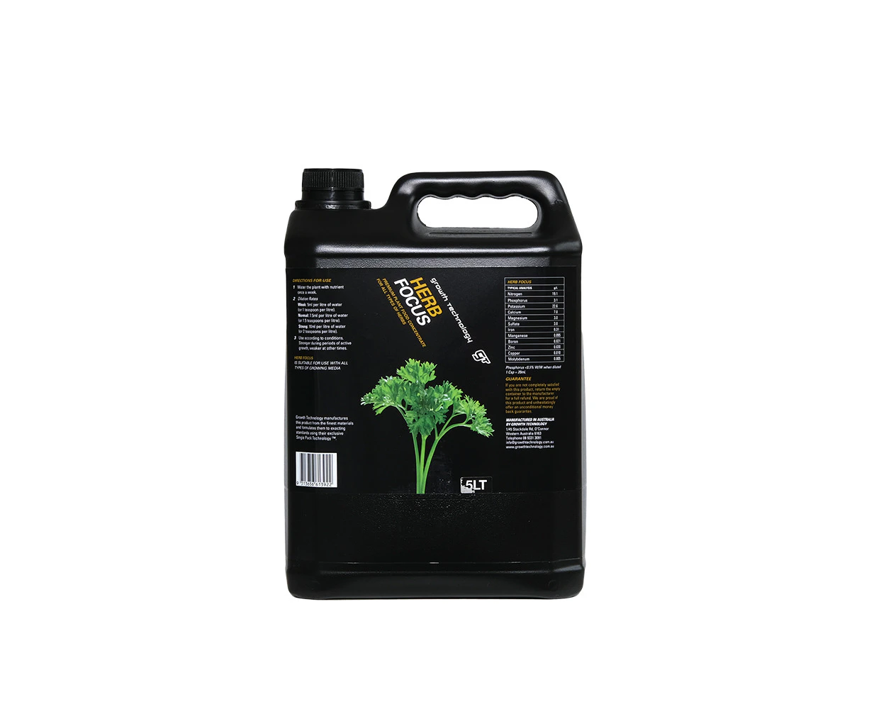 Growth Technology (GT) Herb Focus - [Size: 5L]