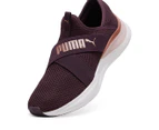 Puma Women's Softride Harmony Slip On Runners - Midnight Plum/Rose Gold/Mauve Mist