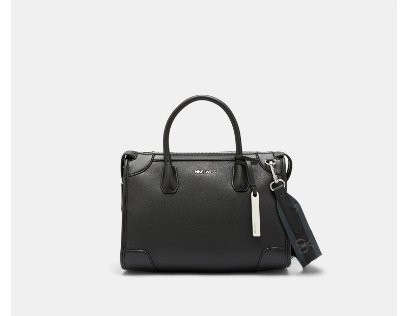 Nine West Ellis Satchel Bag - Black