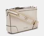 Nine West Ellis Double Zip Crossbody Bag - Milk