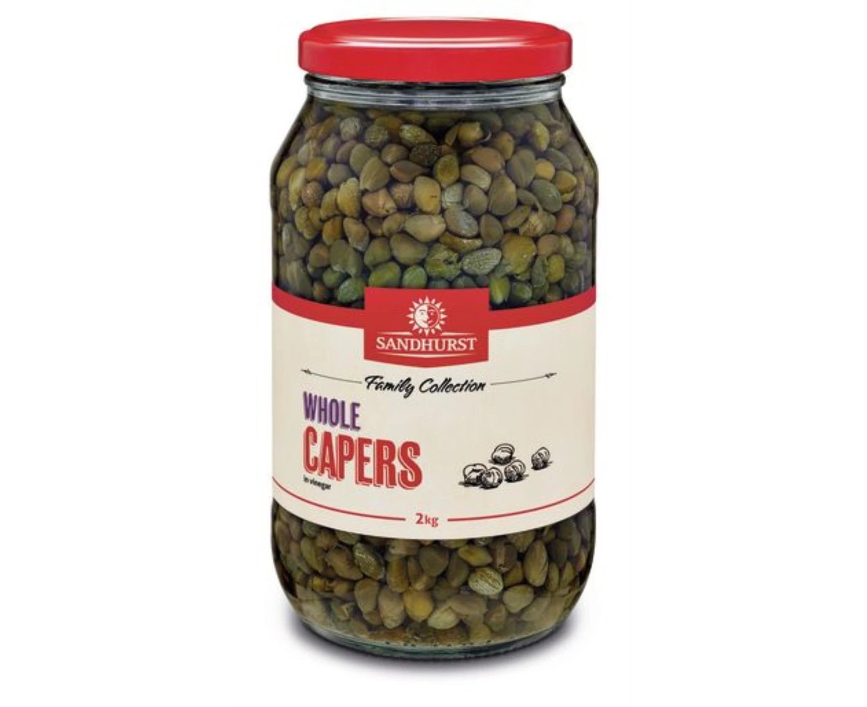 Sandhurst Fine Foods Capers In Vinegar 2g x 1