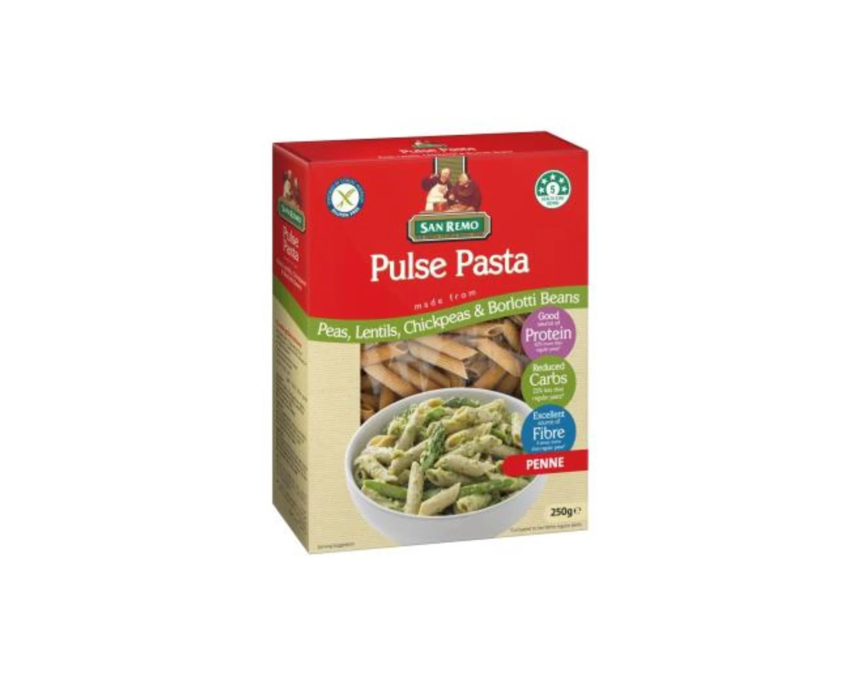 San Remo Pasta Penne Pulse 250g x 1