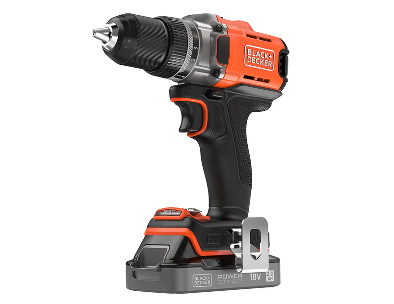 Black & Decker 18V PowerConnect Cordless Drill Driver Kit