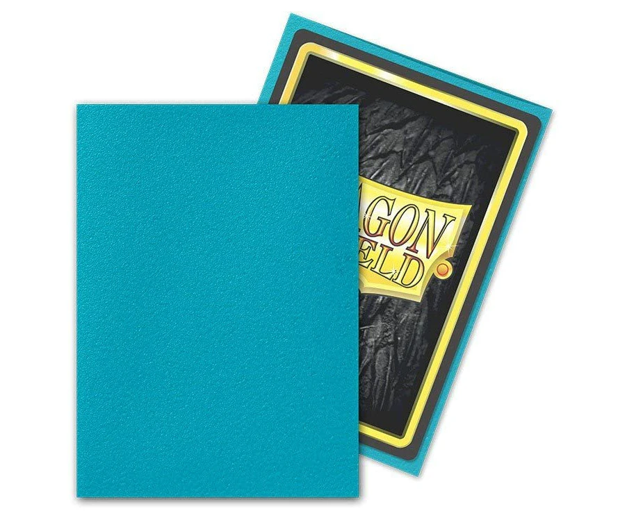 2 Packs Dragon Shield Matte Turquoise Standard Size 100 ct Card Sleeves Value Bundle!