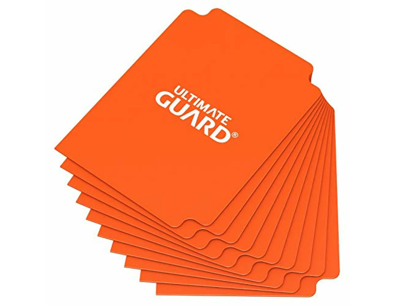 2 Packs Ultimate Guard Orange Card Dividers (10) Standard Size Individual Pack