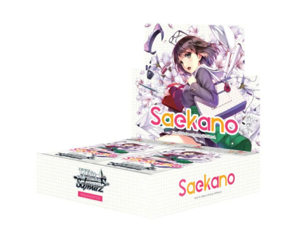 Bushiroad Saekano How to Raise A Boring Girlfriend 16 Packs - 9 Cards per Pack - English - Weiss Schwarz Booster Box