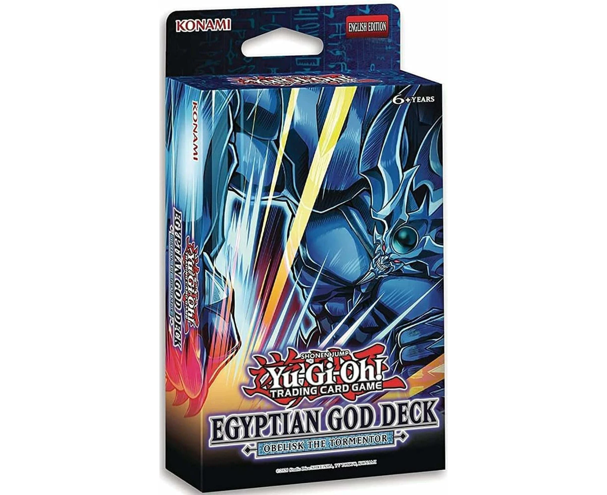 Yu-Gi-Oh! TCG: Egyptian God Deck - Obelisk The Tormentor (Unlimited Edition, Blue)