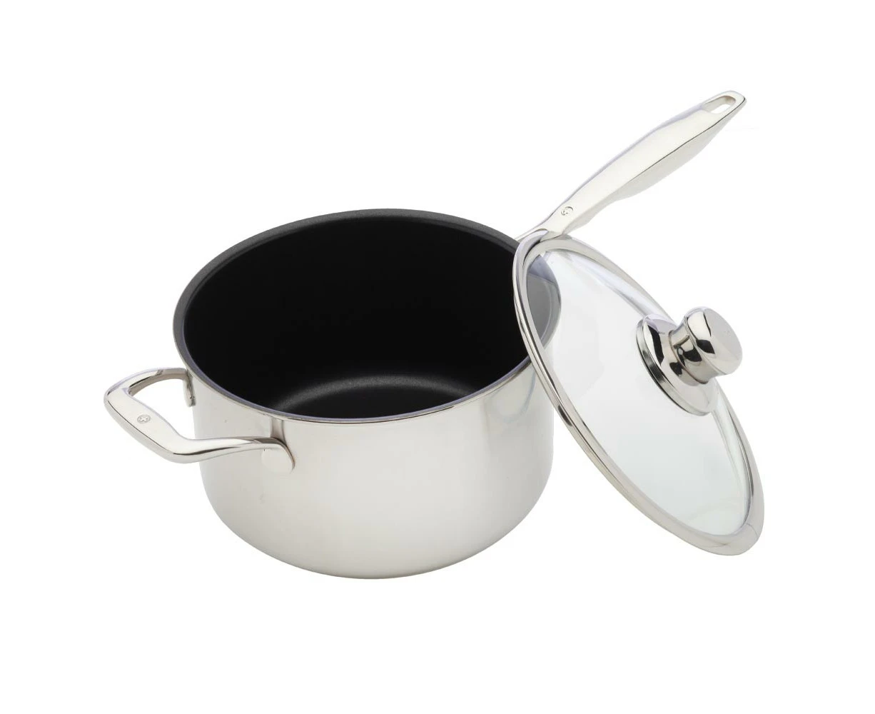 Swiss Diamond XD Non-Stick Clad Saucepan with Lid 20cm