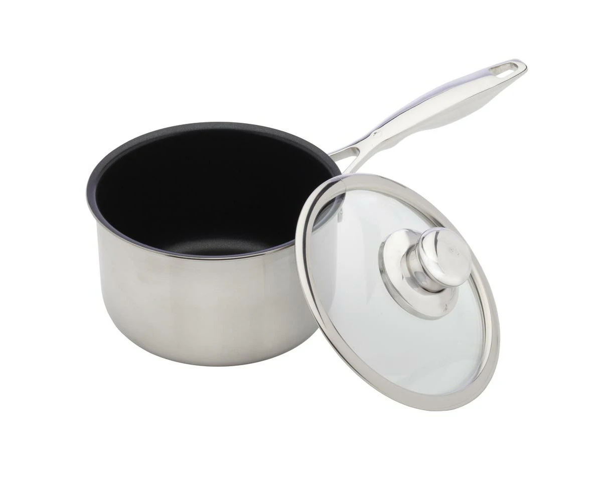 Swiss Diamond XD Non-Stick Clad Saucepan with Lid 16cm