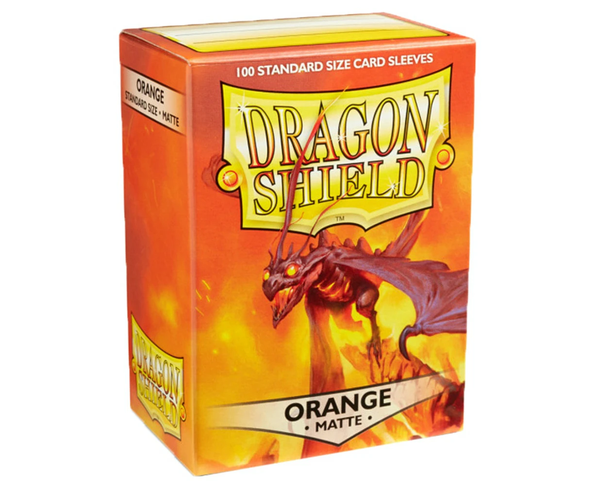 Dragon Shield Usaqin Matte Orange Sleeves 100 Pack