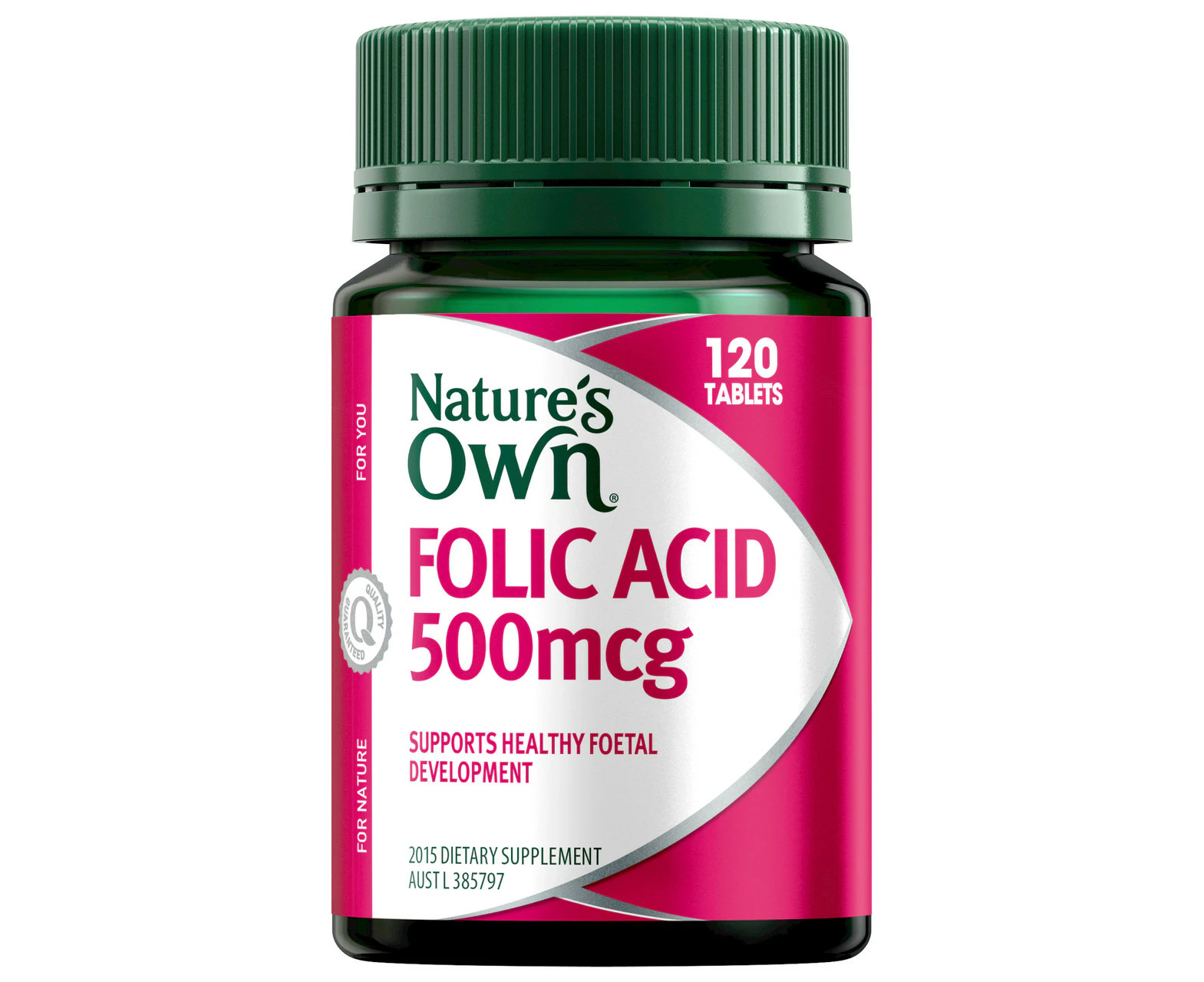 Nature's Own Folic Acid 500mg