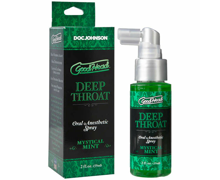 GoodHead Deep Throat Spray - Mystical Mint Flavoured Deep Throat Spray - 59 ml Bottle