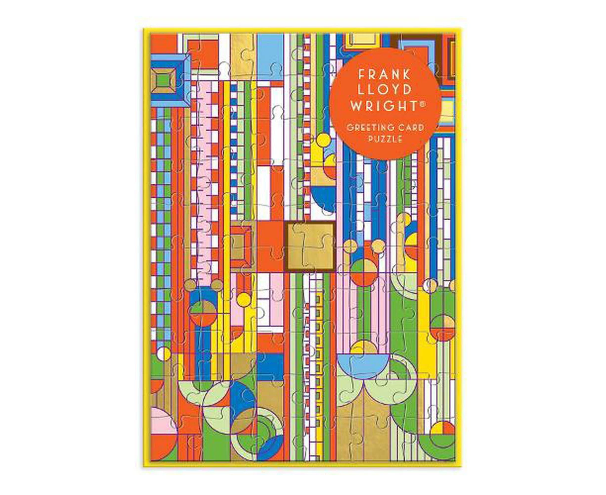 Frank Lloyd Wright Saguaro Forms & Cactus Flowers Greeting Card Puzzle