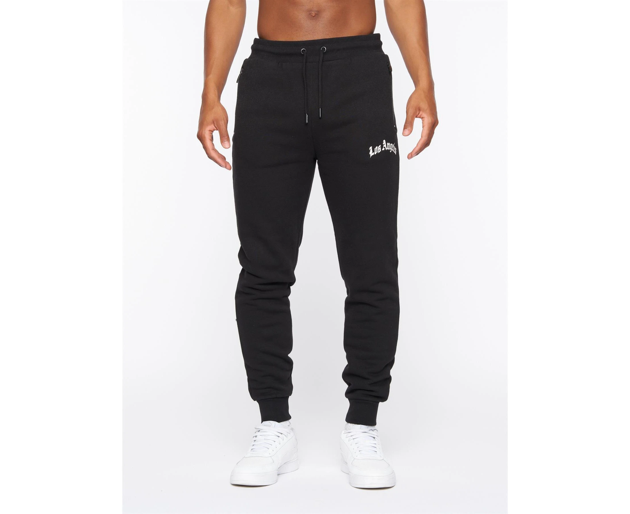 Kings Will Dream Mens Los Angeles Jogging Bottoms (Jet Black) - BG1550