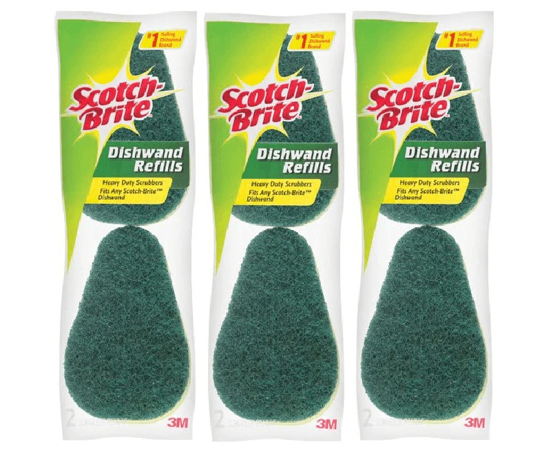 Scotch Brite Dishwand Heavy Duty Refills Pack 6