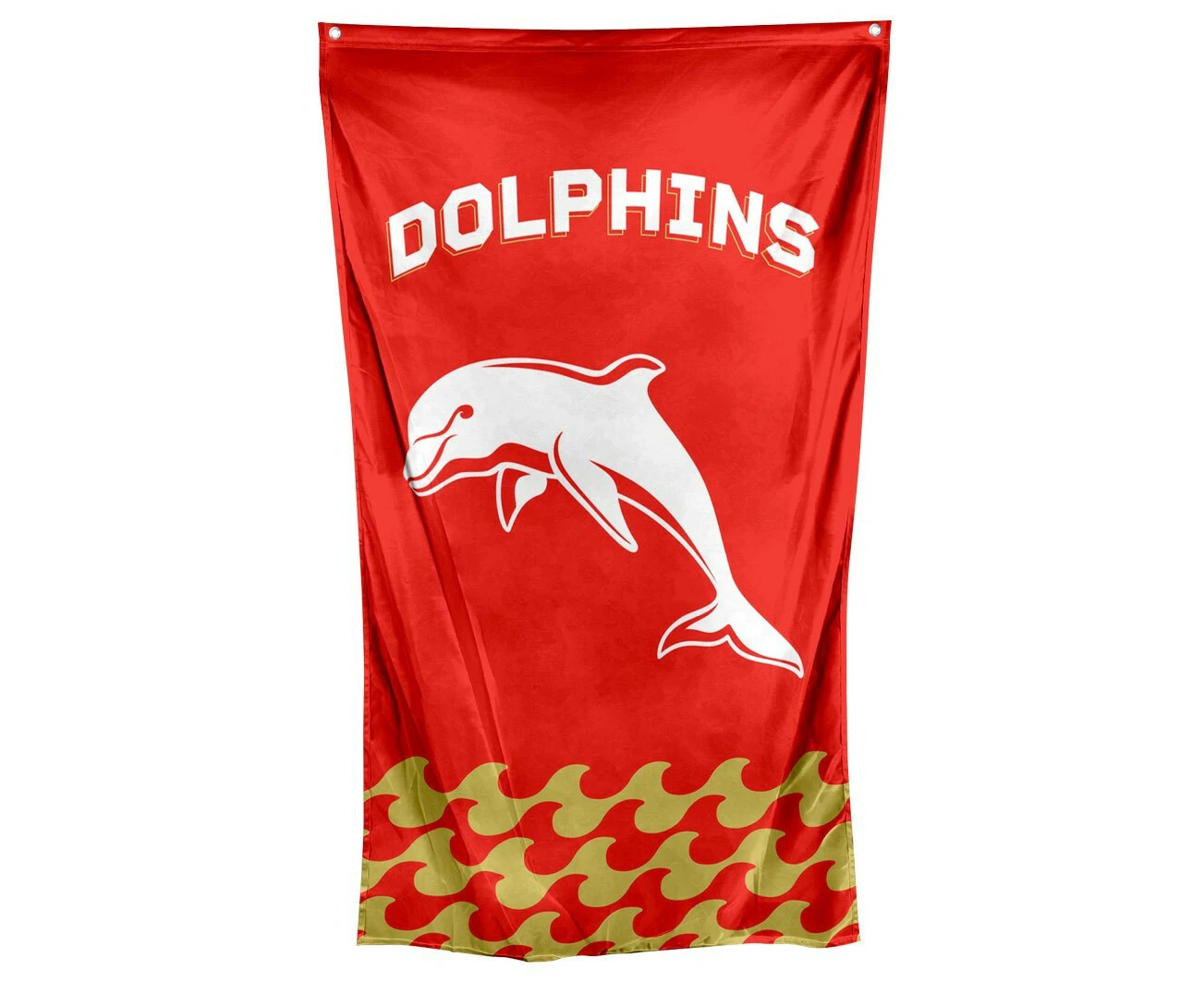 Redcliffe Dolphins NRL Cape Wall Flag 90 by 150cm (NO STICK/POLE)