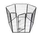 YES4PETS 6 Panels 100 cm Heavy Duty Pet Dog Cat Puppy Rabbit Exercise Playpen Fence Extension