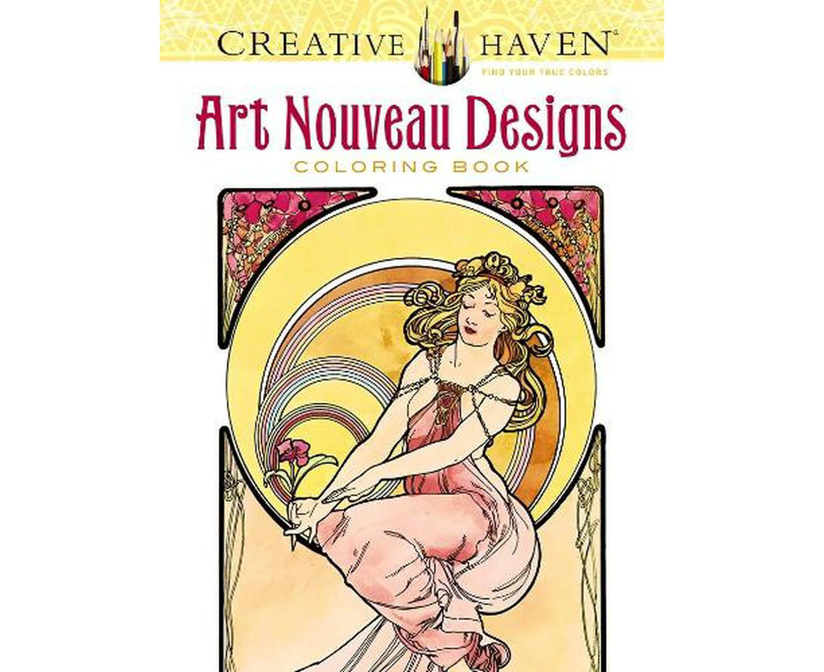 Creative Haven Art Nouveau Designs Coloring Book