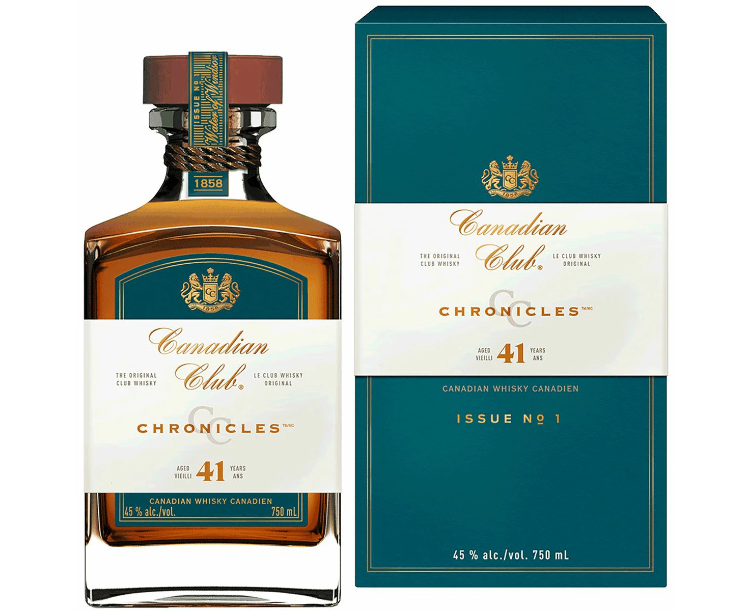 Canadian Club Chronicles 41YO Blended Whisky 45% - 700ml