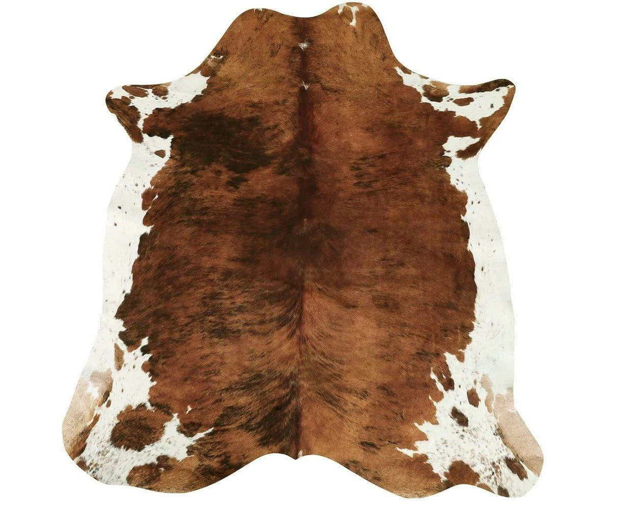 Premium Quality Large Brown Cowhide Rug (158x190cm)