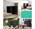 4-Panel Room Divider Privacy Screen Partition Stand Folding Foldable Panels