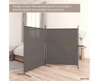 2-Panel Room Divider Privacy Screen Partition Stand Folding Privacy Screen