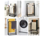 Metal Bathroom Towel Rack Ladder Holder Freestanding Shower Storage Drying Bars48x24x78.5cm